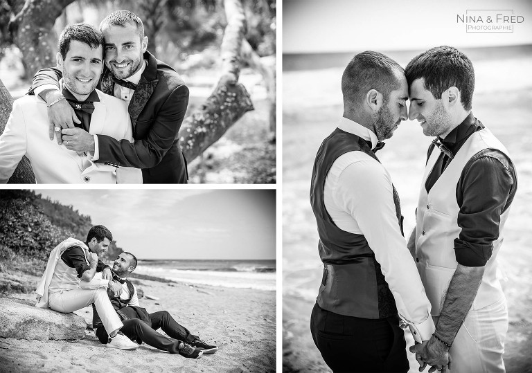 shooting couple mariage gay Réunion