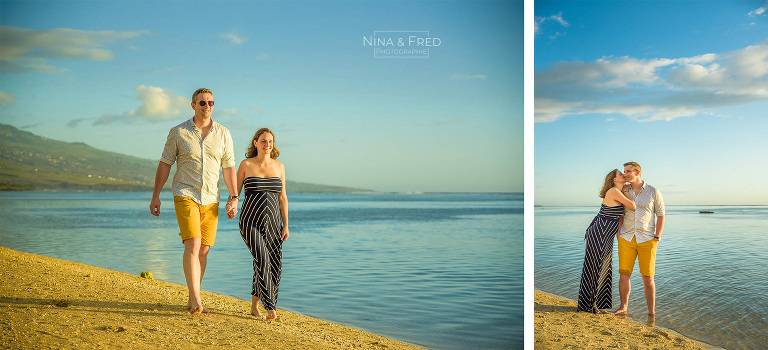 shooting couple plage 974 J&N19