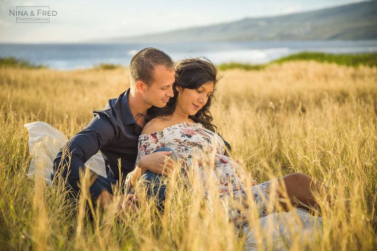 shooting grossesse savane Réunion M&L20