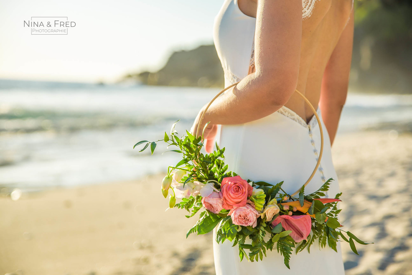 bouquet de mariée original la Réunion N&I19