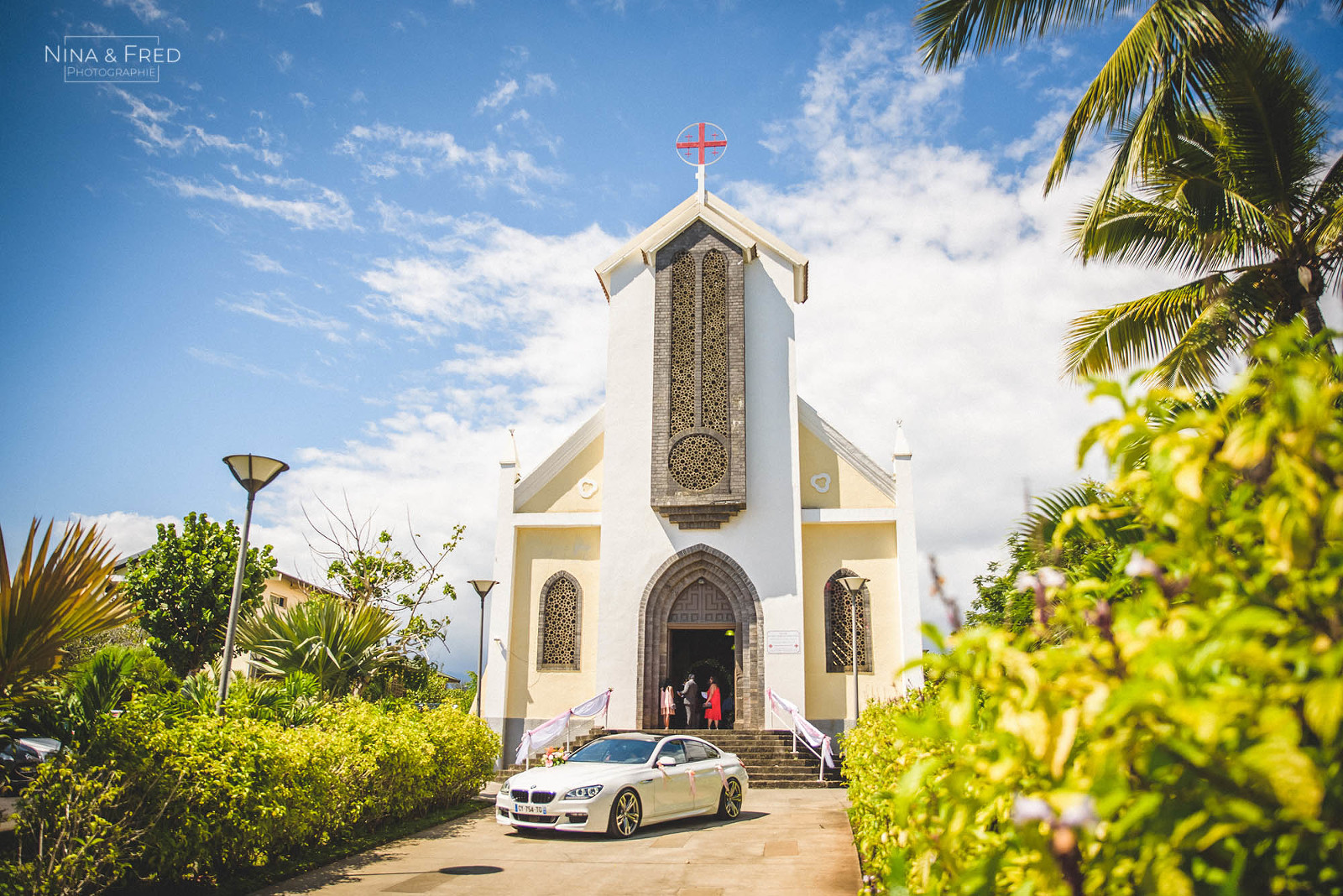 photo mariage église terre sainte réunion N&I19