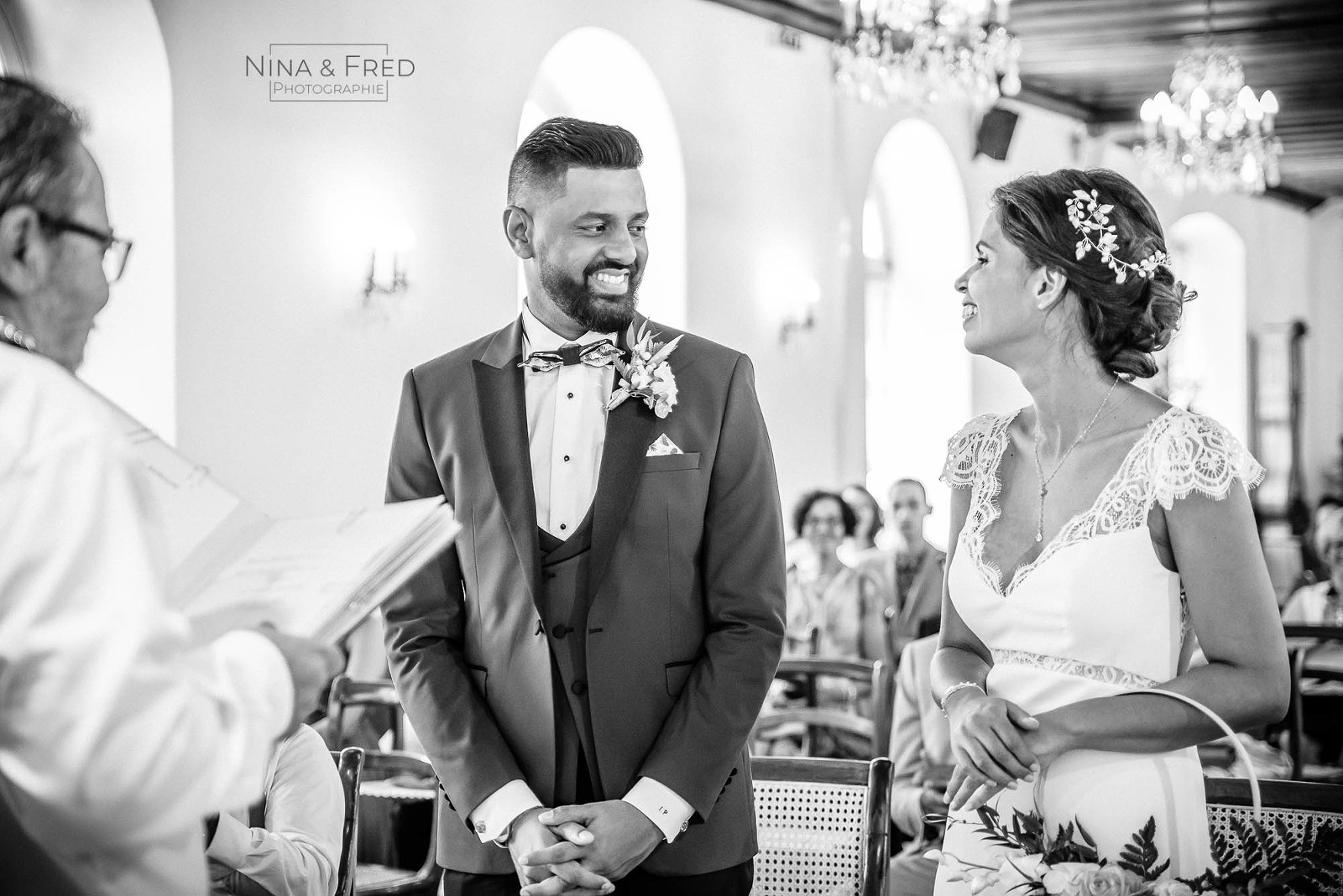 mariage N&I19 photo en noir et blanc