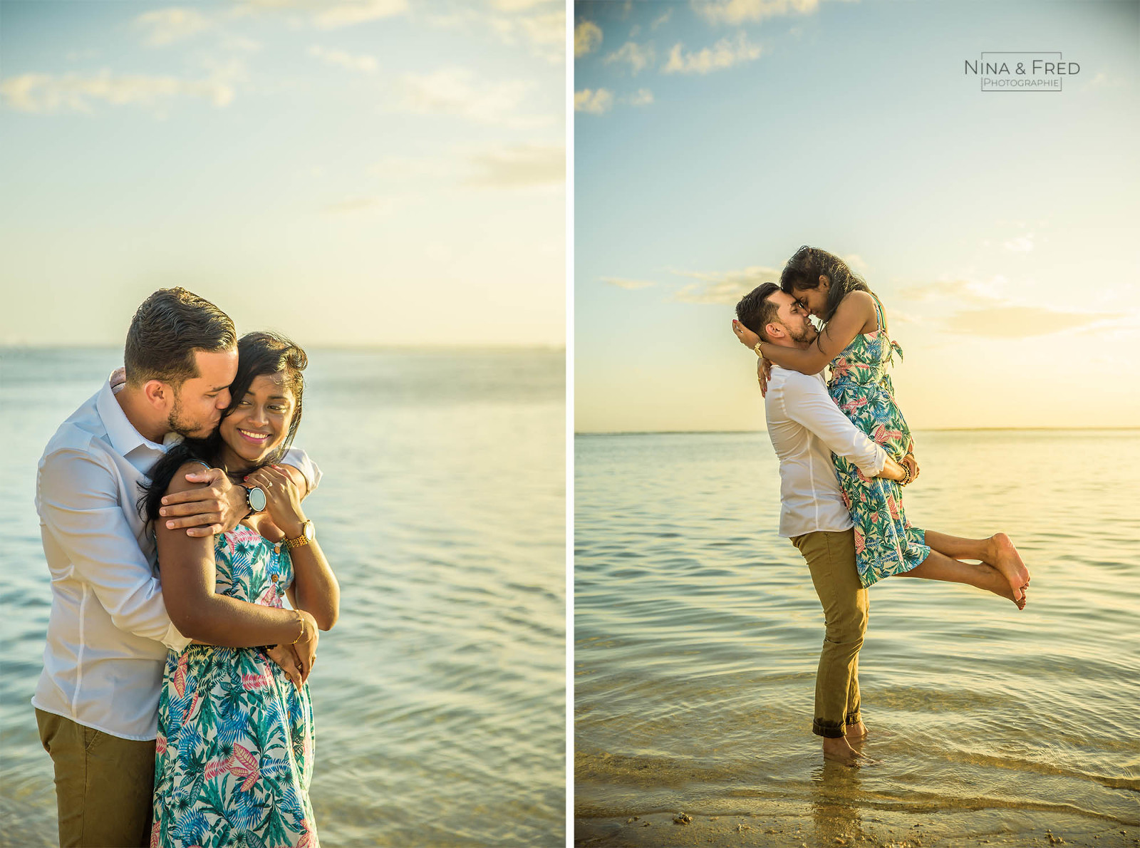 séance photo en couple plage 974 A&R-20