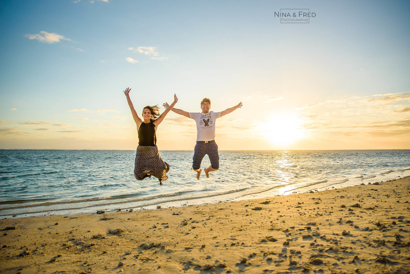 Shooting couple Réunion plage M&G19