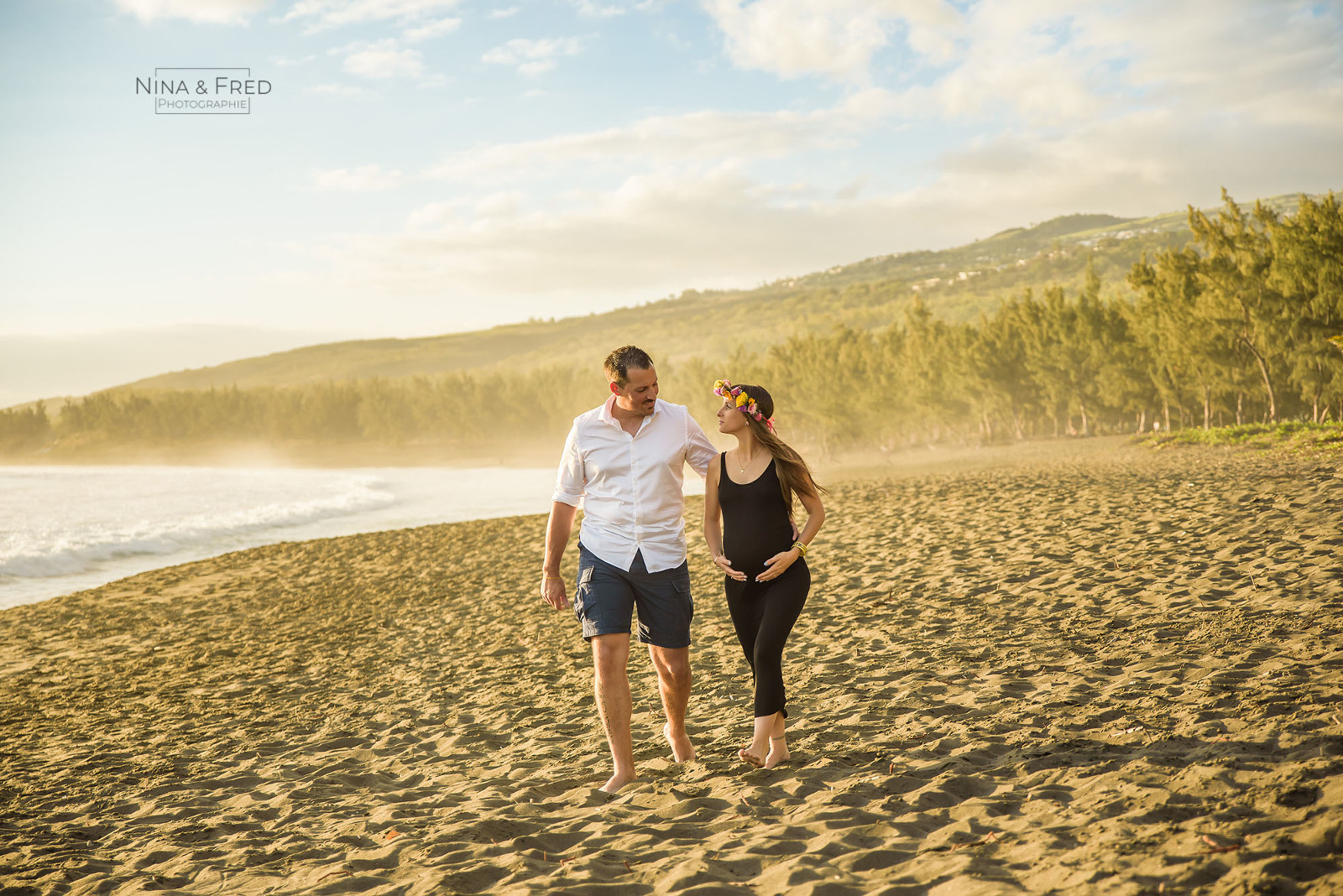 photo grossesse plage etang sale C&F-2020