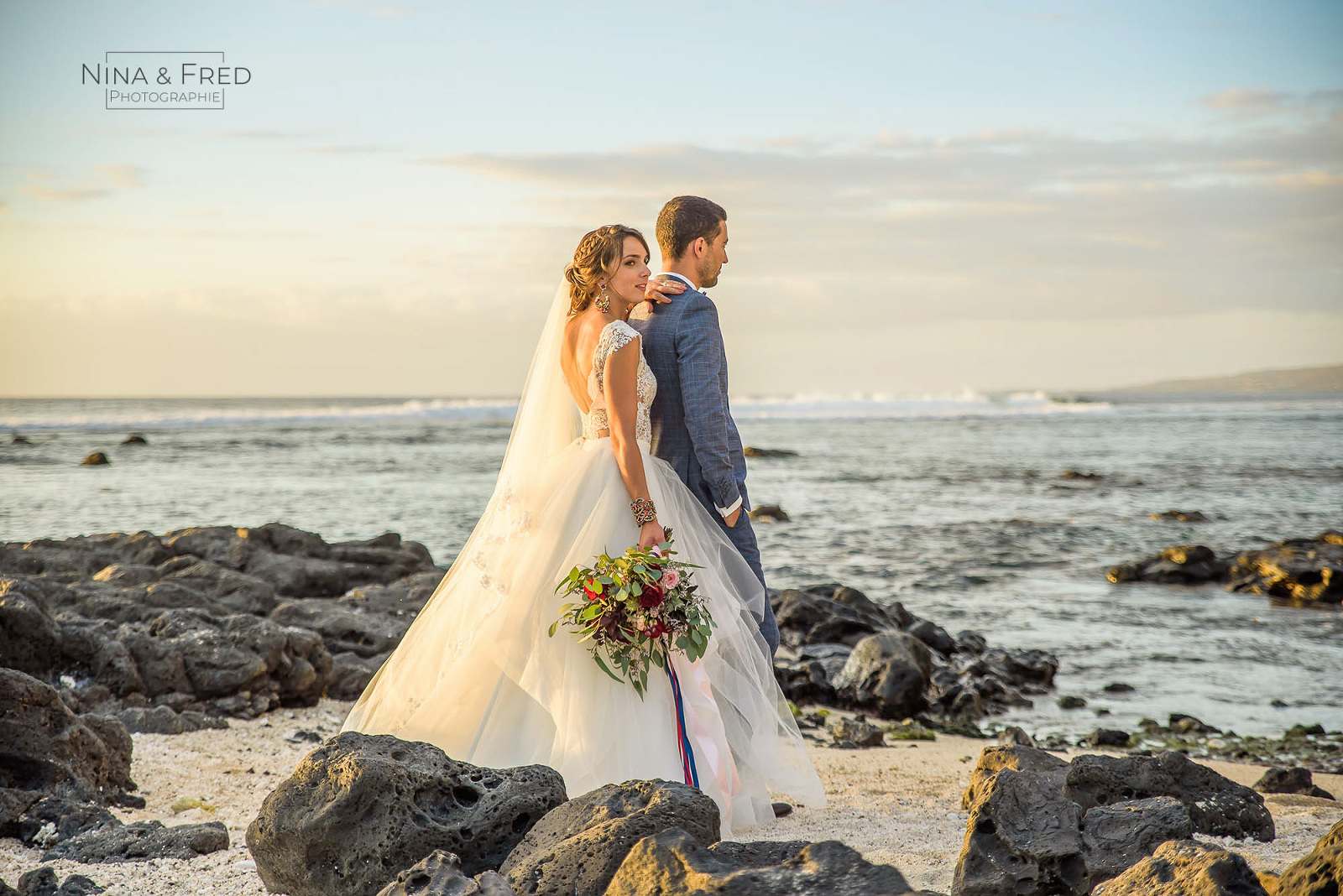 séance photo mariage plage 974 D&T19