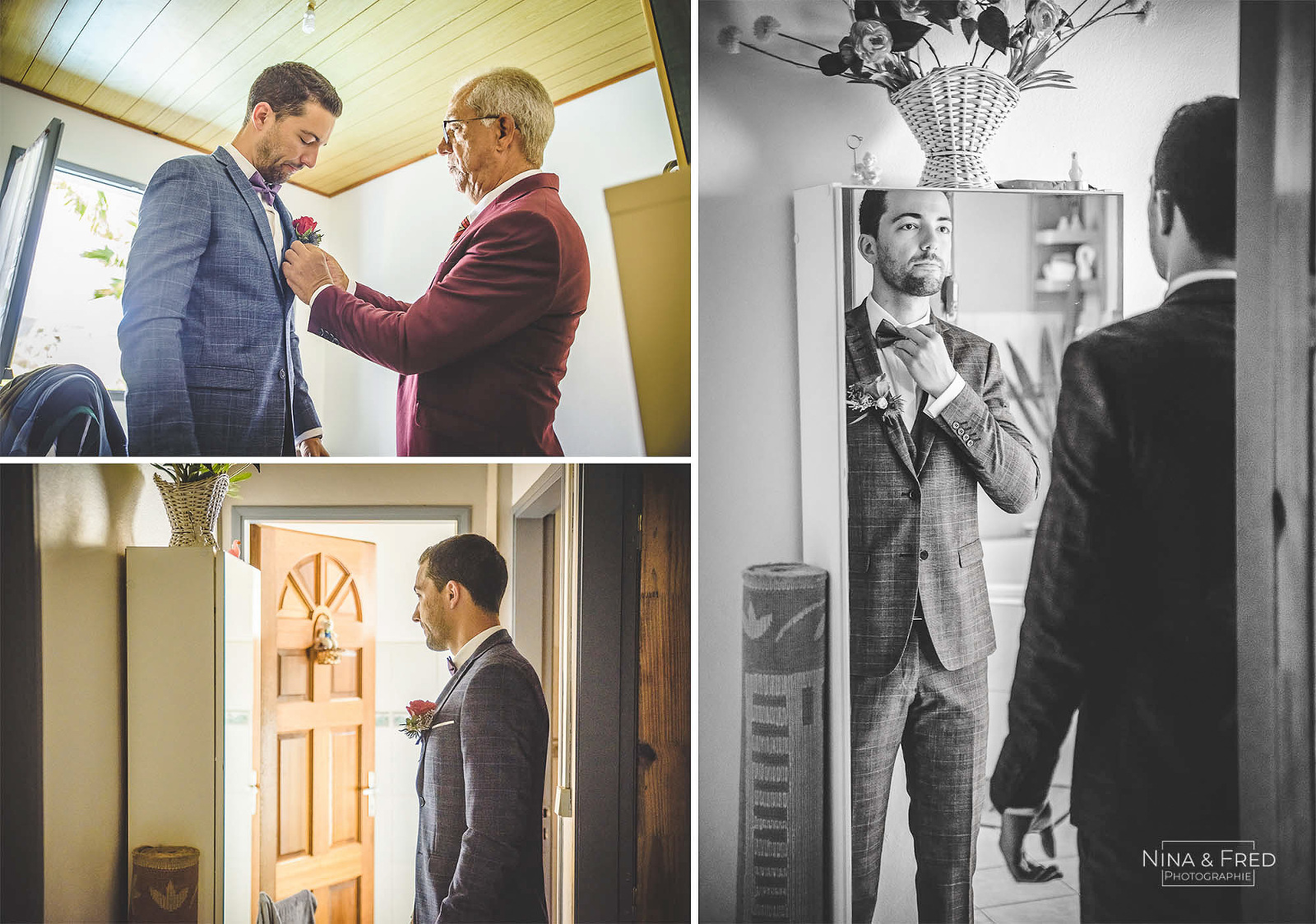 habillage marié mariage de D&T19