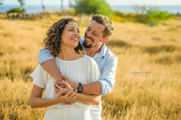 shooting couple savane réunion E&B