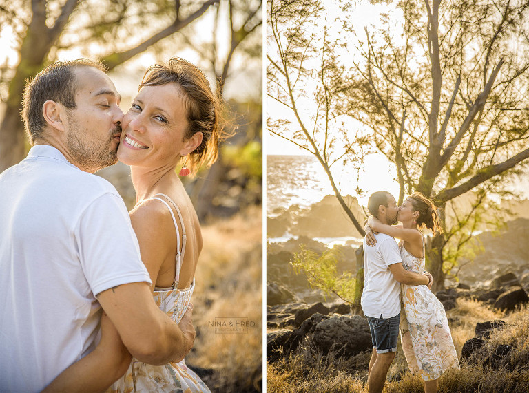 photo en couple séance famille G&C Réunion