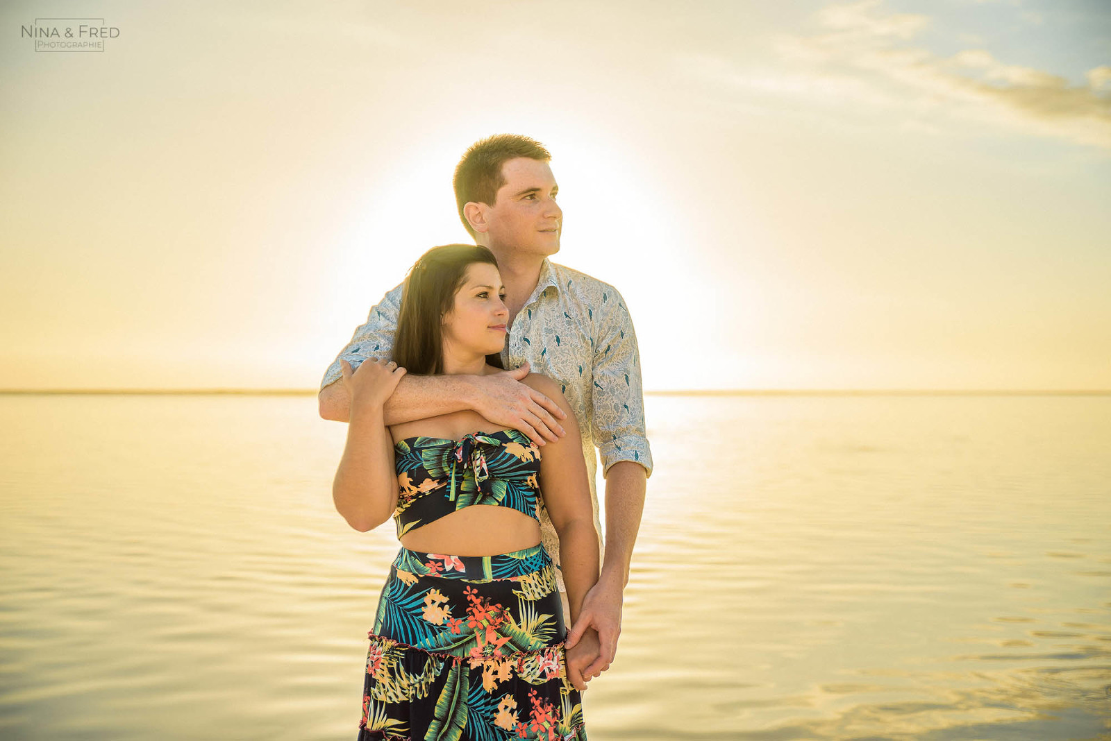 shooting couple coucher de soleil 974 A&A