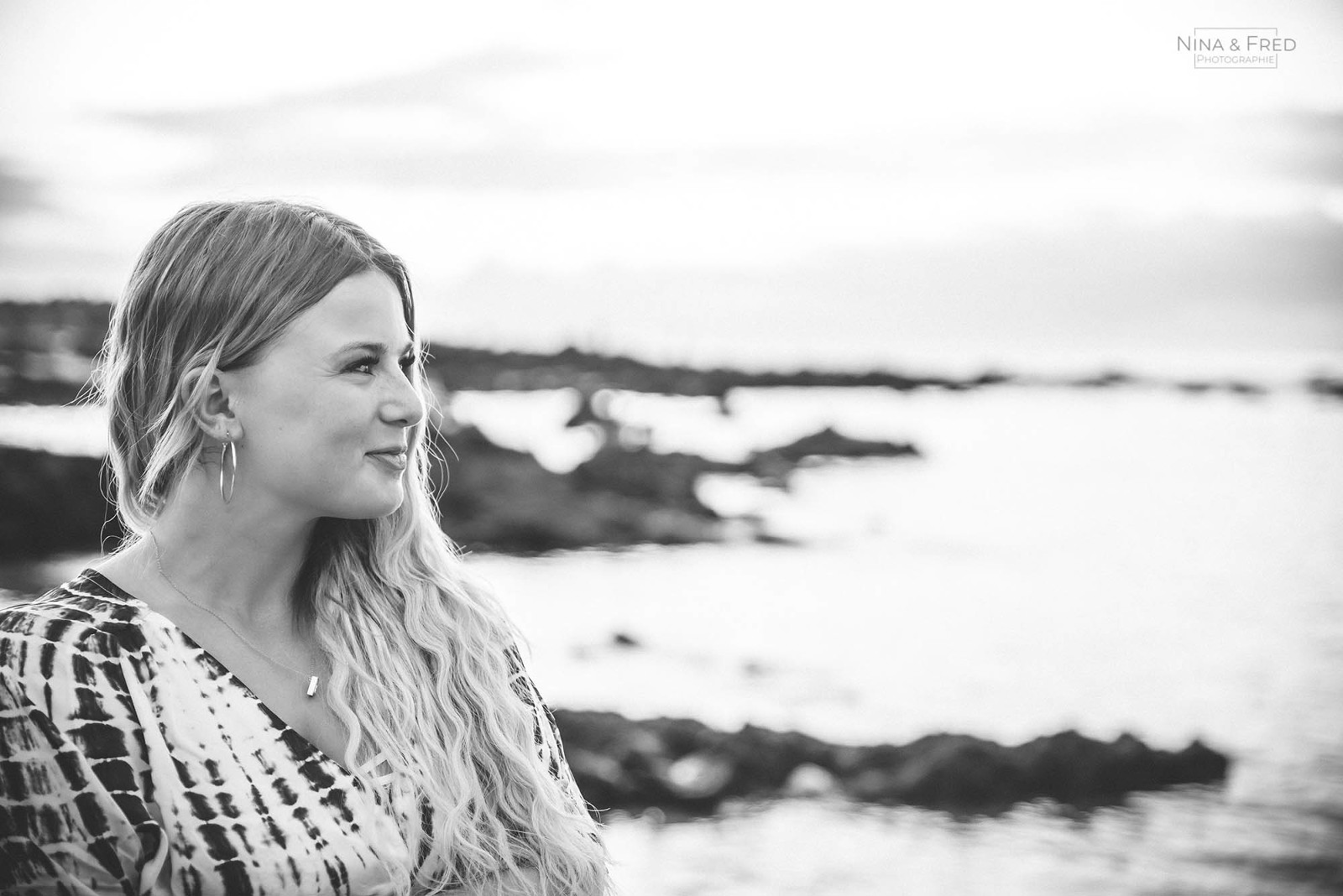 portrait Delphine noir et blanc 974