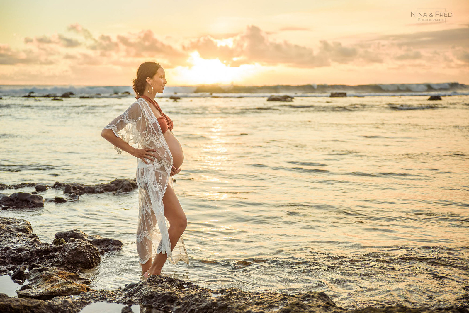 photo future maman océan indien A&F-21