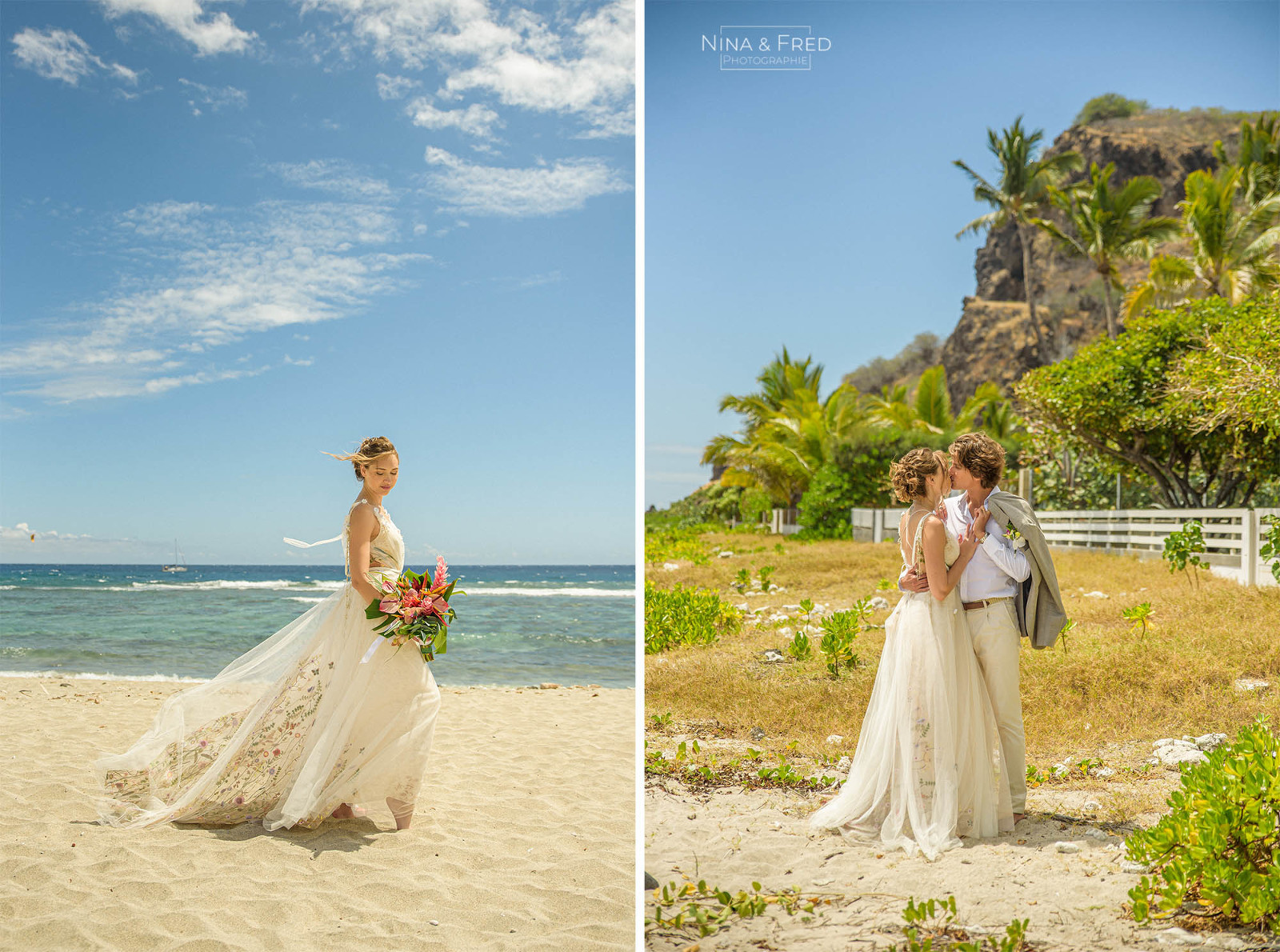 photographe couple trash the dress île de la Réunion 974 K&M