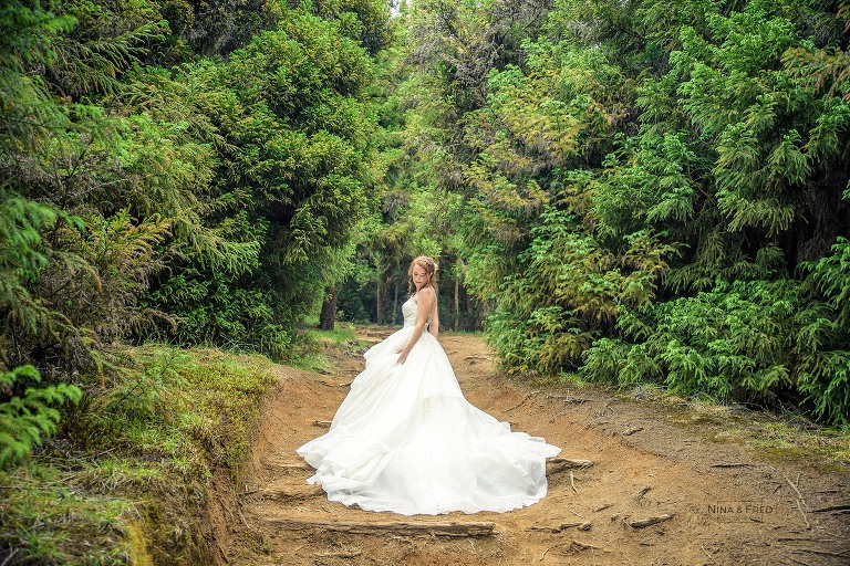 shooting trash the dress A&F-21 forêt