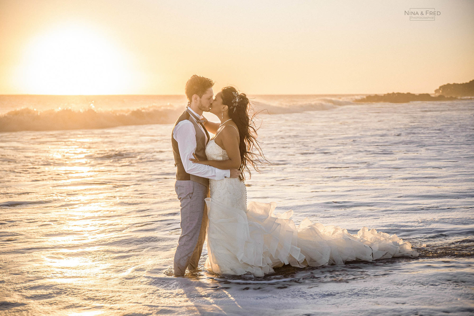 shooting mariage plage 974