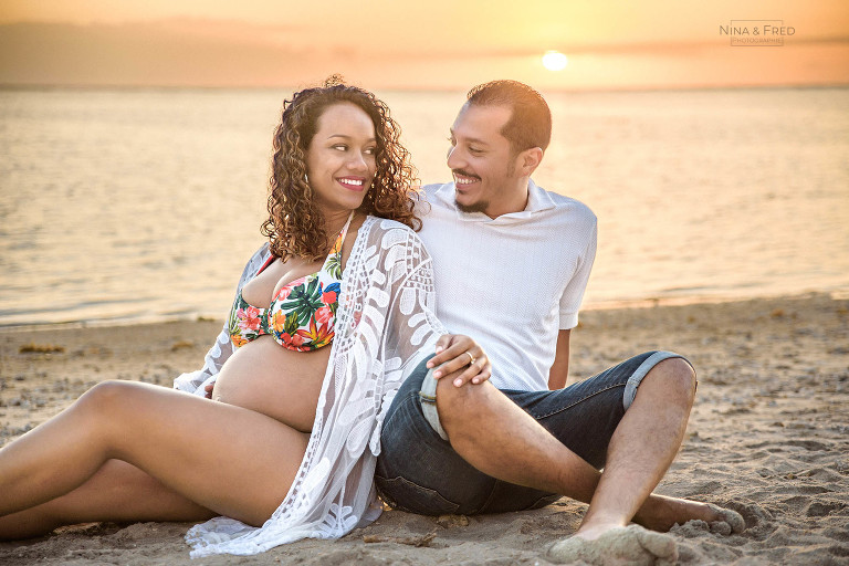 shooting grossesse plage Réunion C&N-22