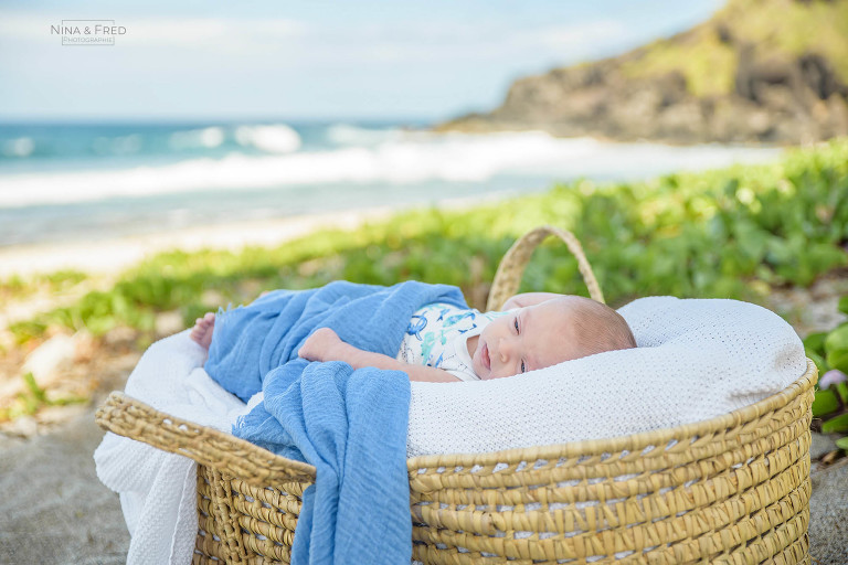 photo de naissance plage Réunion L22
