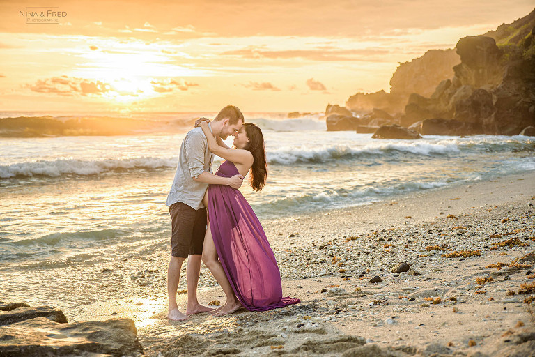 shooting grossesse 974 coucher de soleil C&F-23