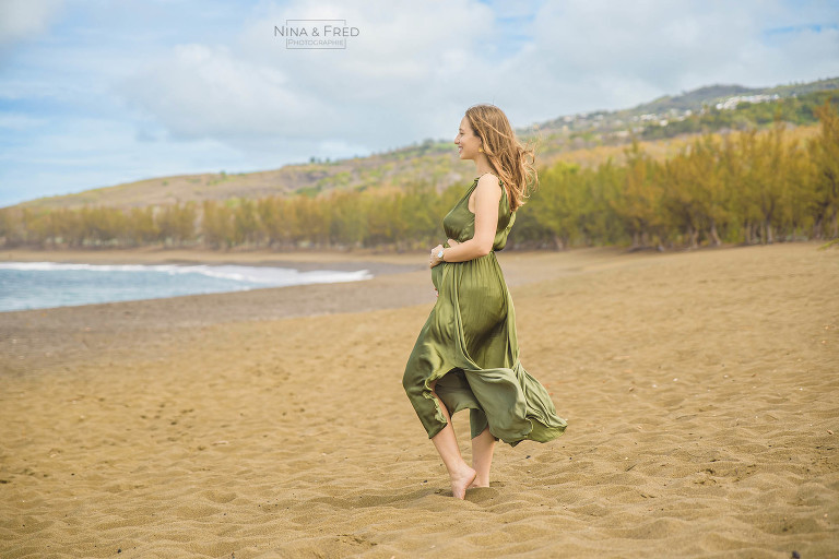 shooting future maman plage Réunion H&B-23