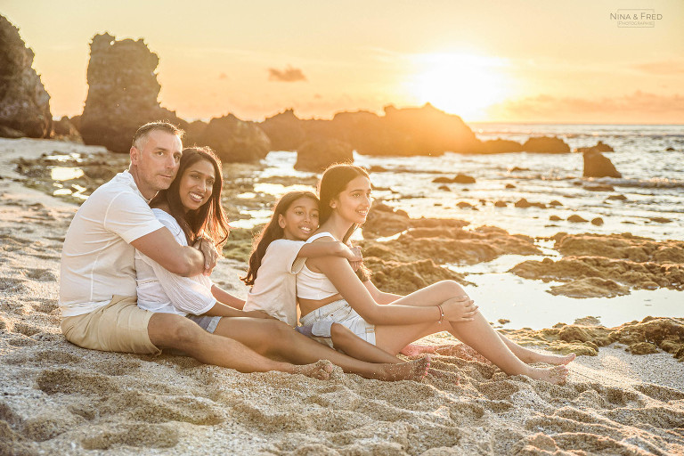 shooting famille boucan canot la Réunion L&D&E&I