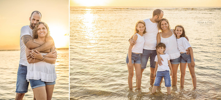 shooting en famille Saint Leu Réunion V&C