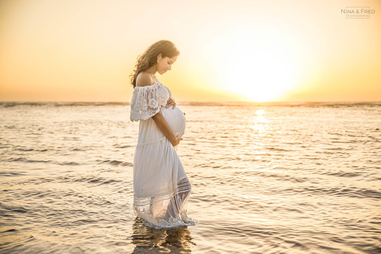 photographie grossesse par Nina et Fred 974 J&R&L