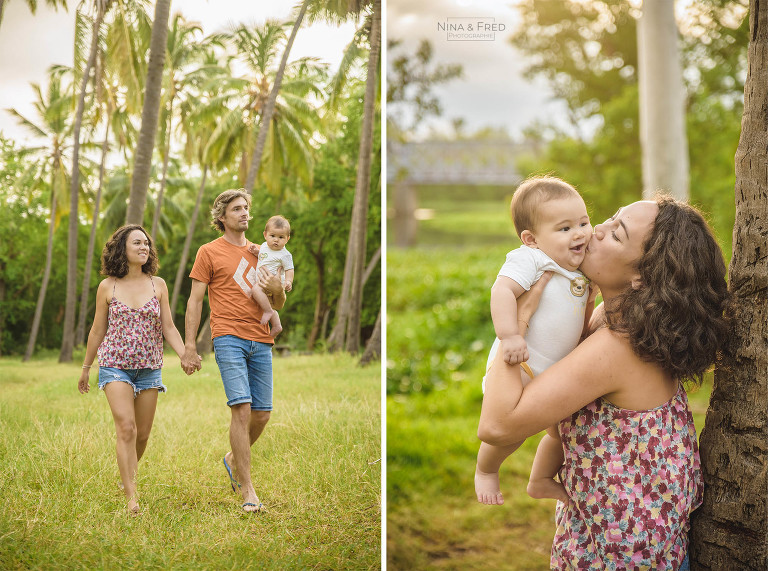 photographe famille la Réunion shooting cocotiers S&G-23
