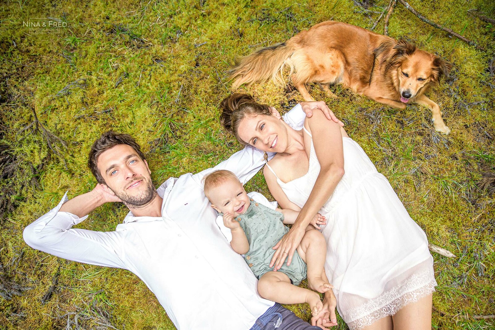shooting famille avec chien A&F&M , à faire à la Réunion&F&M
