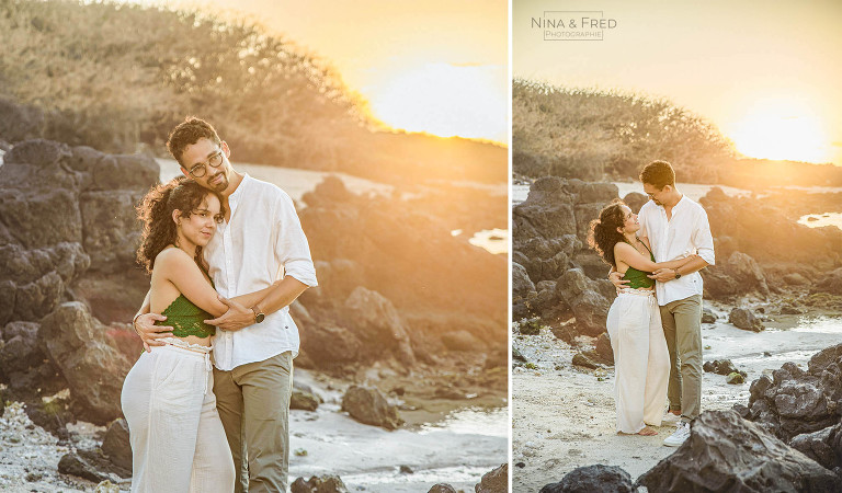 a faire à la Réunion photos en amoureux D&T