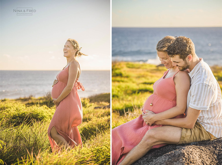 shooting photo de grossesse en couple HM&Y