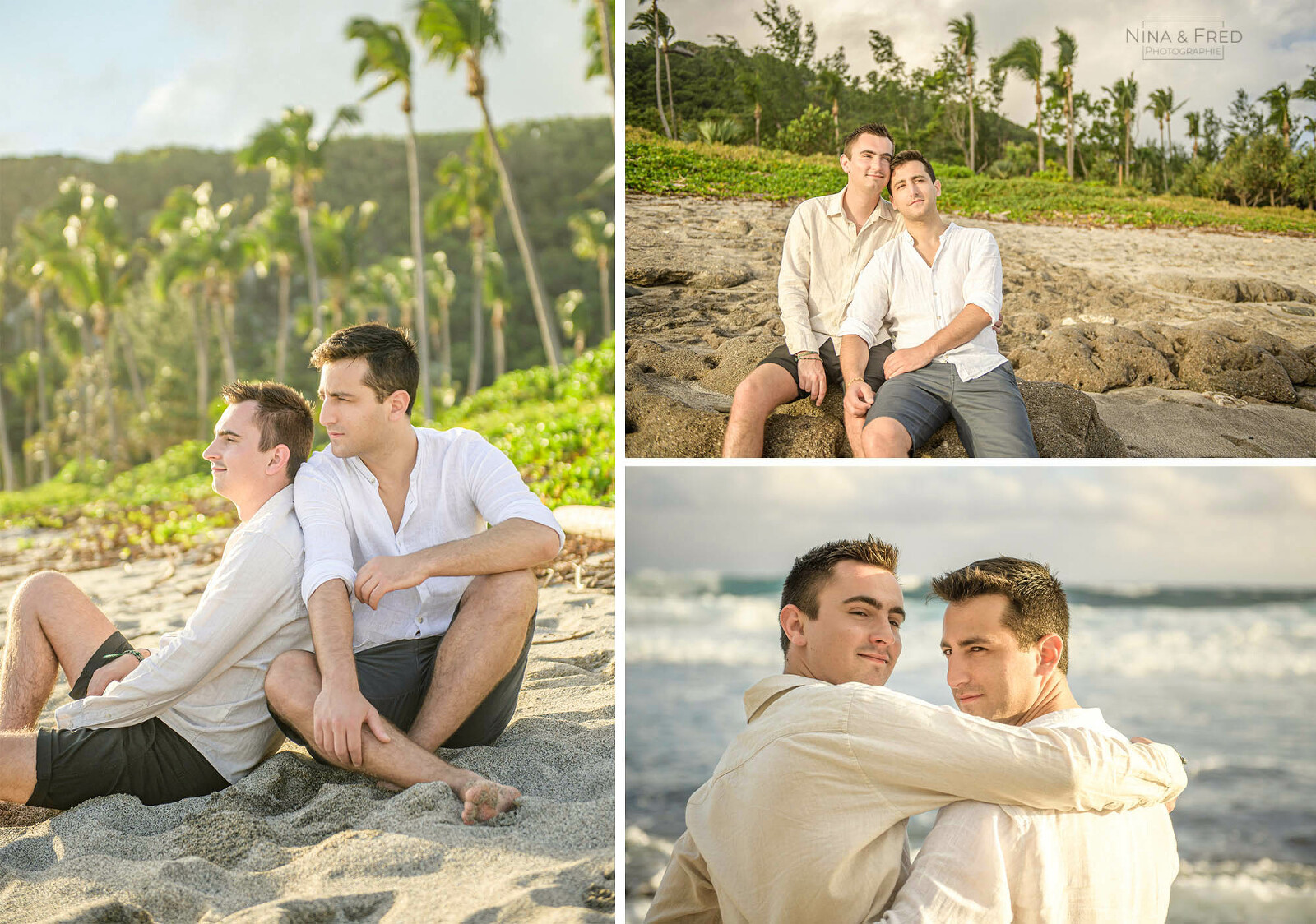 shooting souvenir sous les cocotiers MA&J