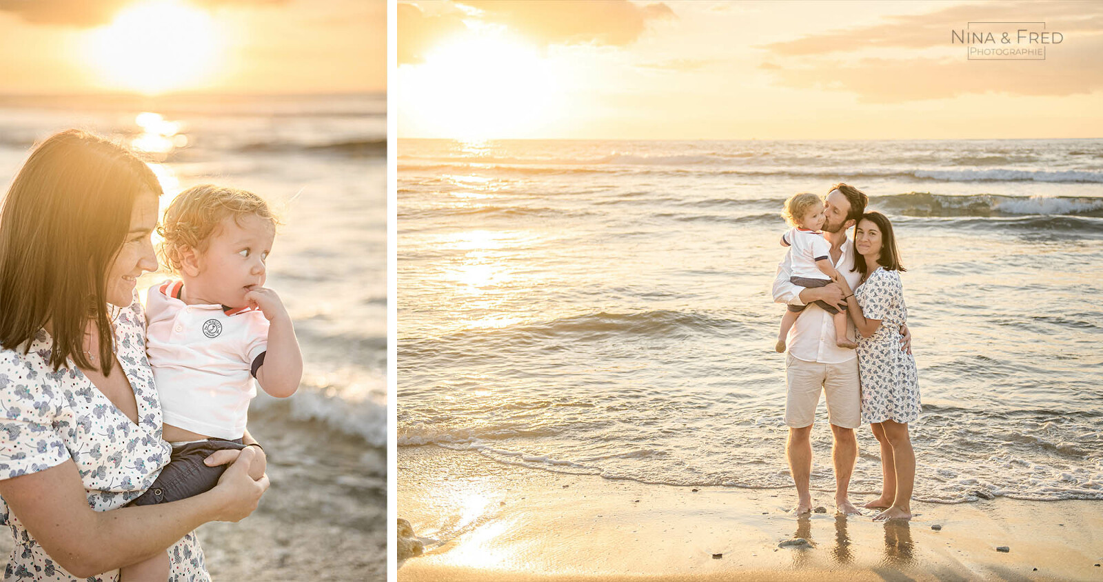 shooting famille coucher de soleil Réunion A&J&L