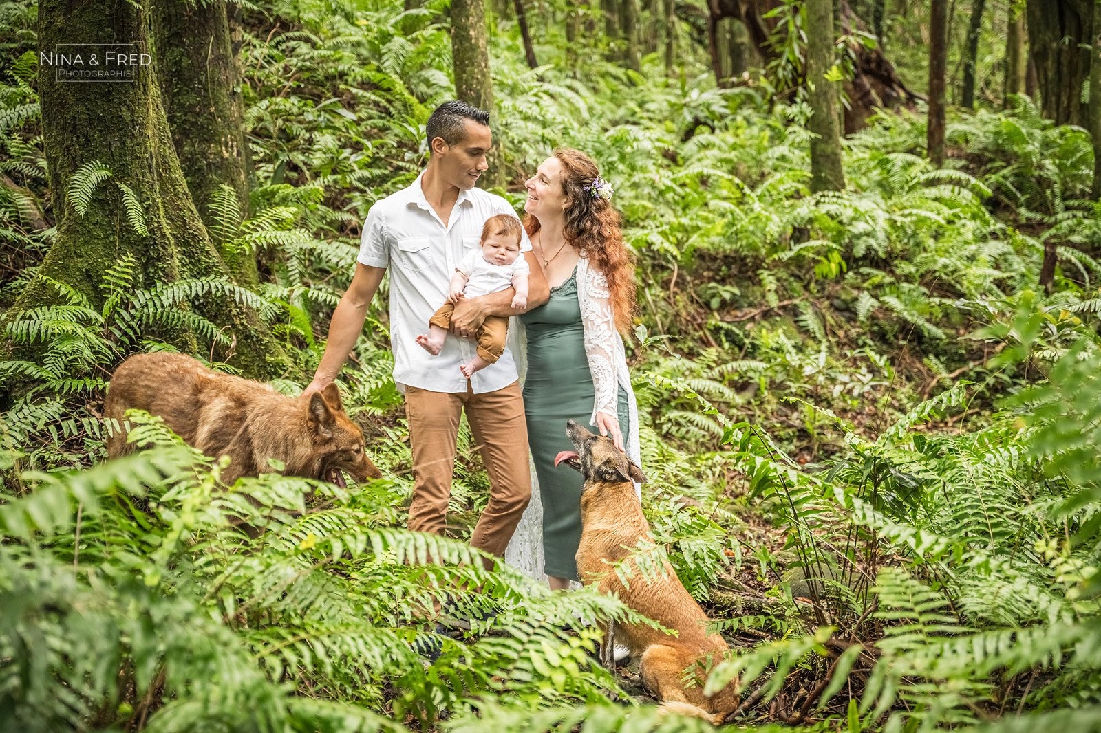 séance photo famille avec chien la Réunion 974 A&F-24
