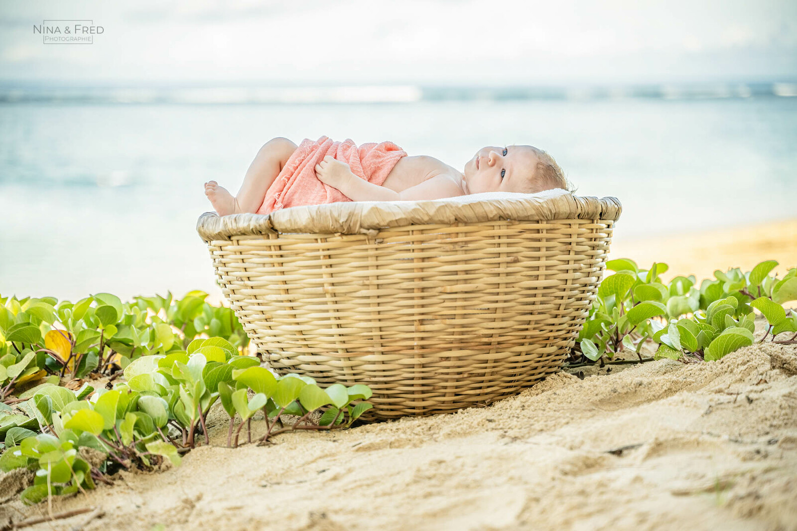 shooting bébé sur la plage 974 M&A&A