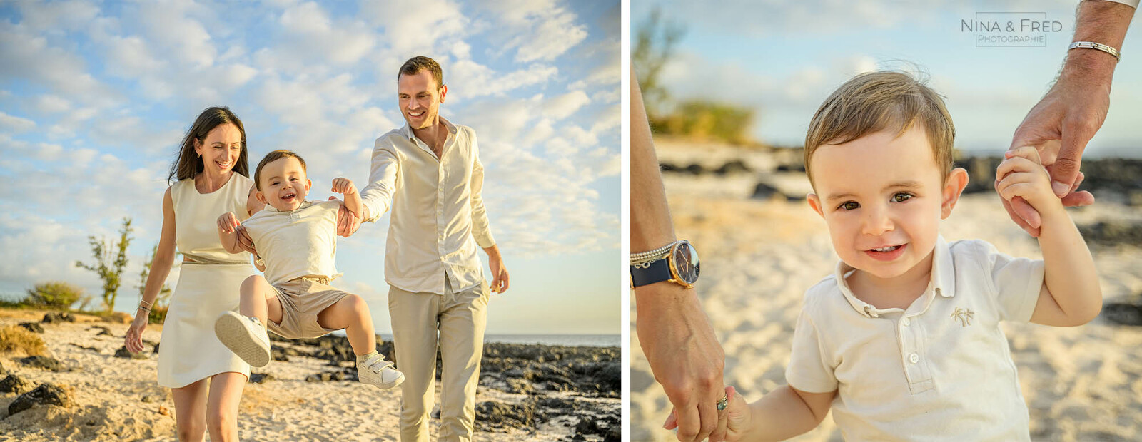 photos en famille de L&M-24 à la Réunion