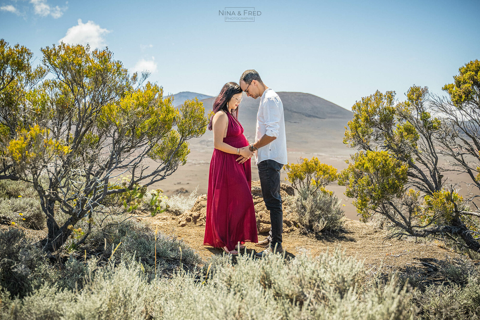 shooting photo plaine des sables volcan Réunion par Nina et Fred