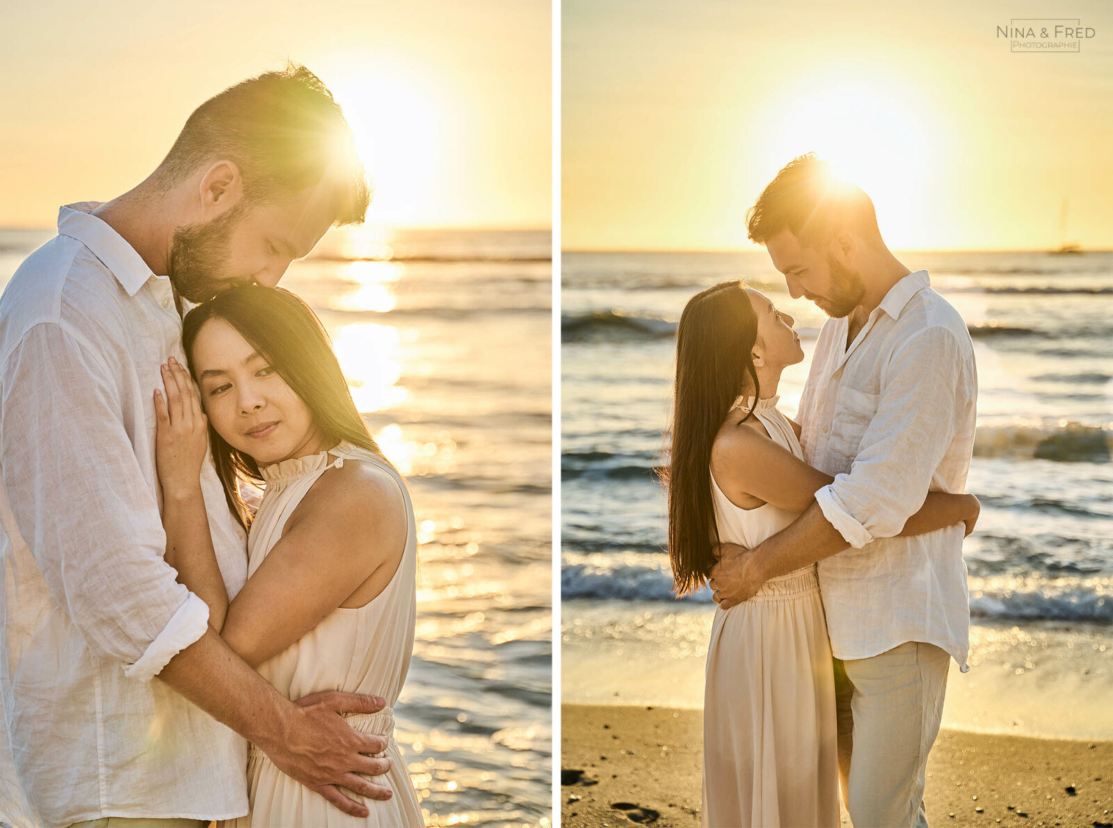 shooting couple sunset réunion G&C