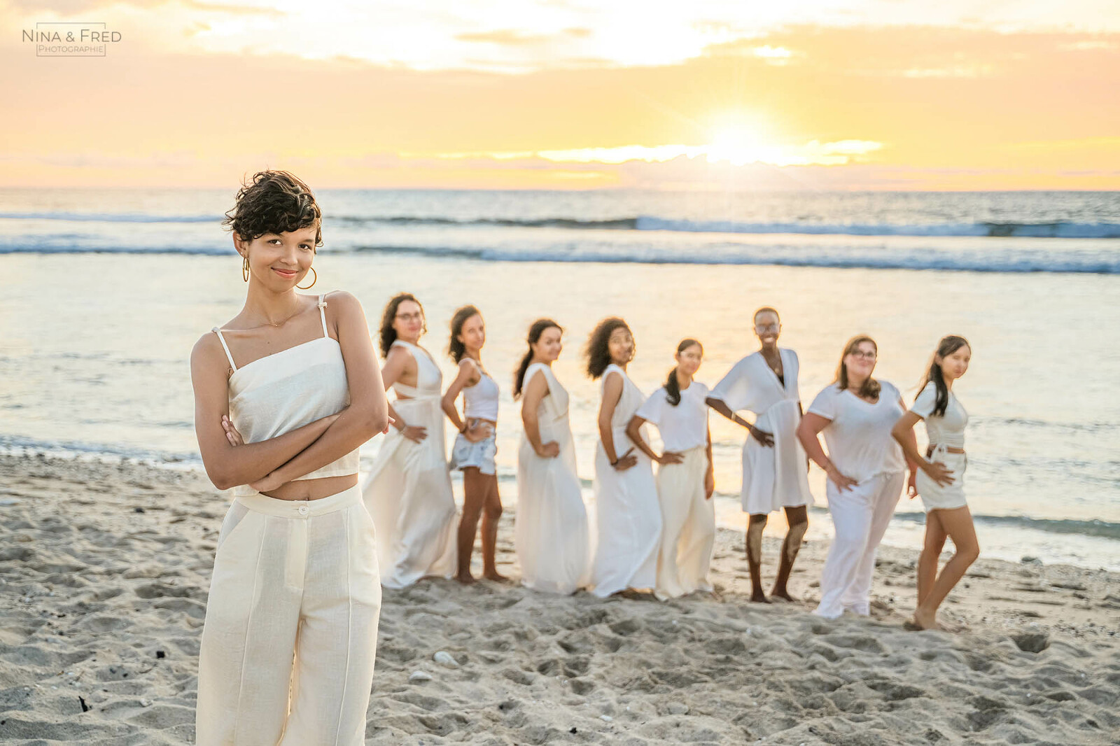 shooting photo entre amies sur la plage de la Réunion Eve-25